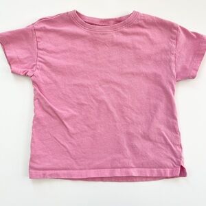 Zara Kids Short Sleeve Tee in Pink